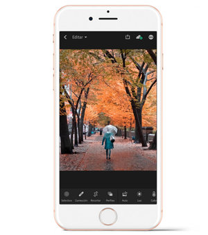 Adobe Lightroom es ideal si quieres administrar tu librería de fotos en tu celular, además de editar las fotos.