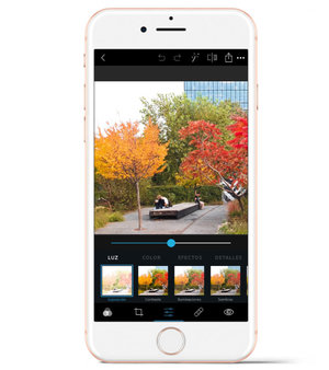 Adobe Photoshop Express es una de mis apps preferidas para editar mis fotos con el móvil.